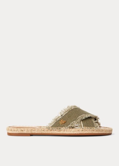 Ralph Lauren Marni Lærred Sandaler Dame Danmark (TPZKD5260)